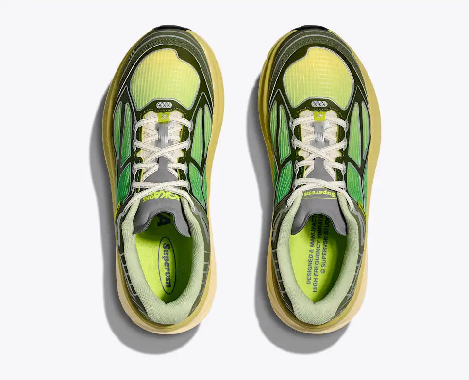 HOKA Clifton One9 SUPERVSN Unisex product view 2 — Mantis Green
