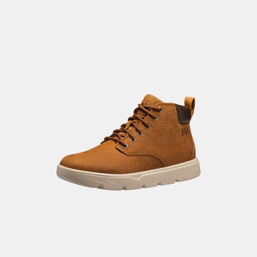 Helly Hansen Men's Pinehurst Leather Boots product view 5 — Honey Wheat