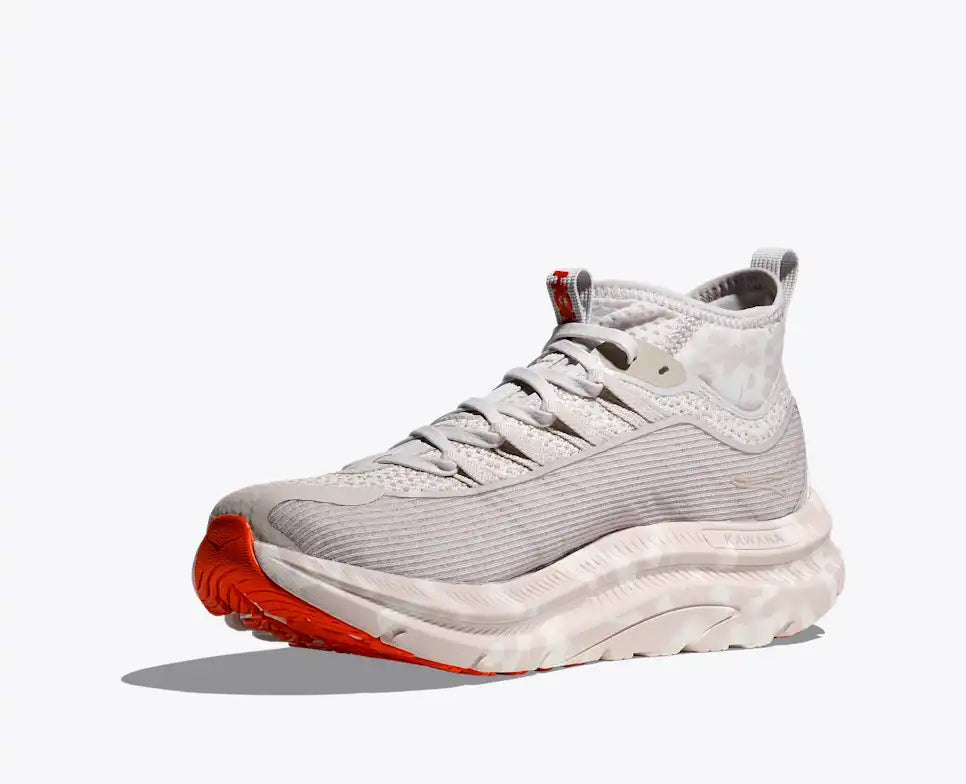 HOKA Kawana Mid StudioPROBA Unisex product view 3 — White Sand / Tangerine Tango