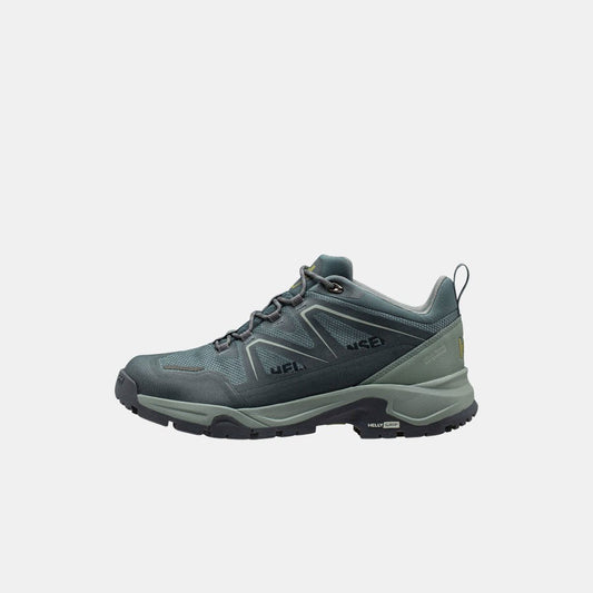 Helly Hansen Women's Cascade Low-Cut HELLY TECH® Hiking Shoes product view 1 — Trooper / Eucalyptus