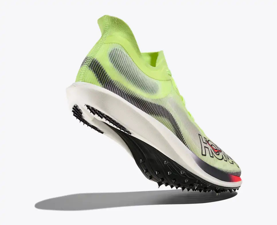 HOKA Cielo Flyx Elite Unisex product view 4 — Neon Yuzu / Squid Ink
