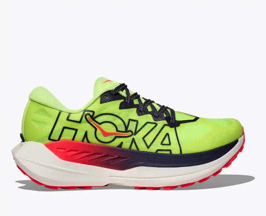 HOKA Rocket X Trail Unisex product view 1 — Neon Yuzu / Neon Flame