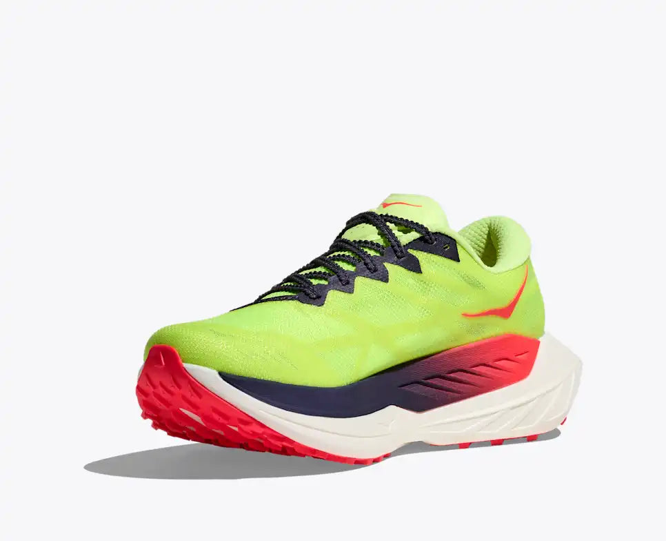 HOKA Rocket X Trail Unisex product view 3 — Neon Yuzu / Neon Flame