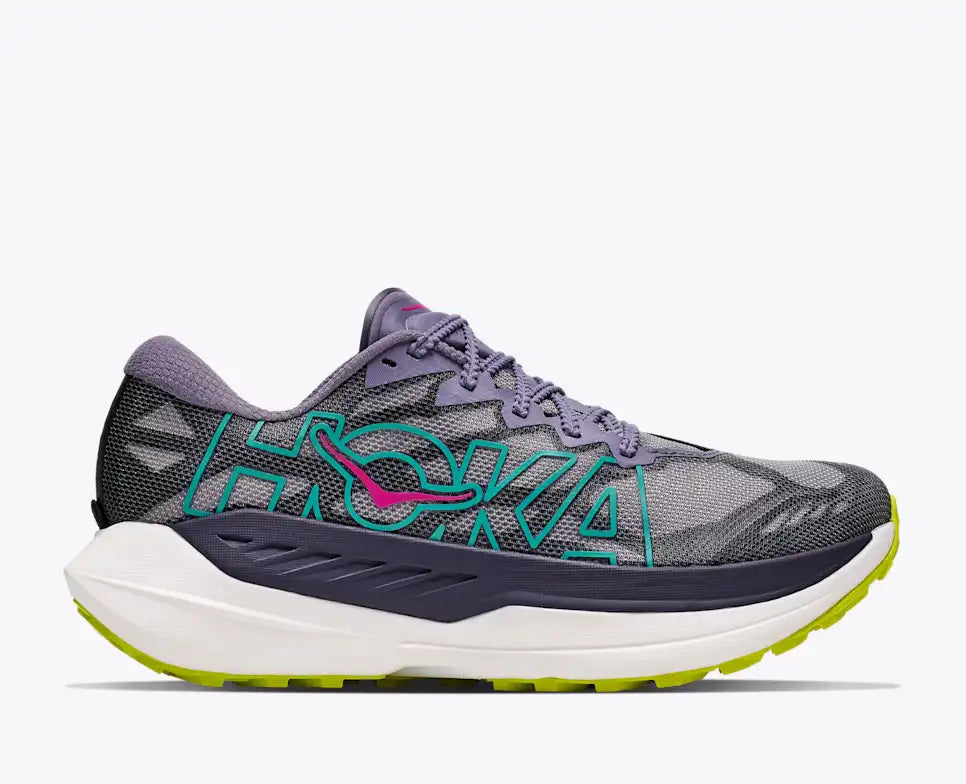 HOKA Rocket X Trail Women's product view 1 — Purple Fog / Hoka Citrus