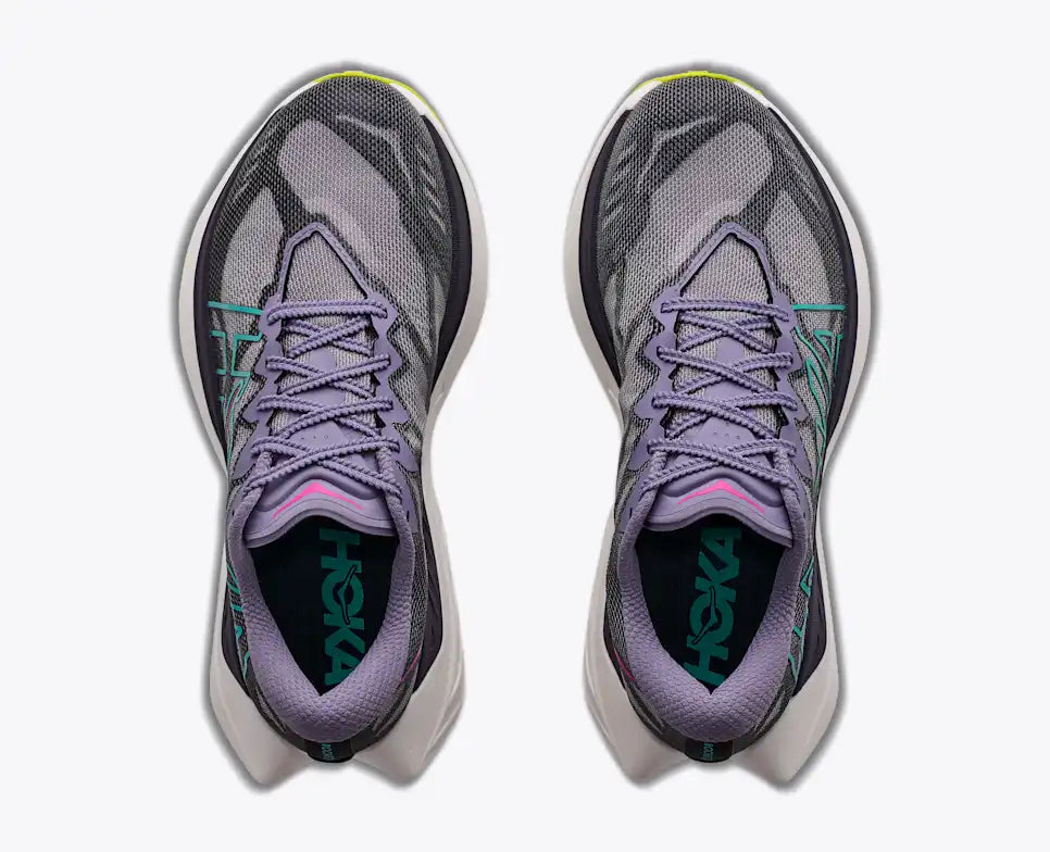 HOKA Rocket X Trail Women's product view 2 — Purple Fog / Hoka Citrus