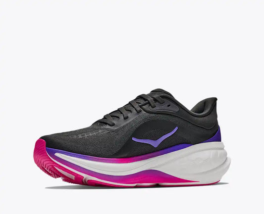 HOKA Clifton PRO Women — Carbon Black / Cosmic Purple — view 2