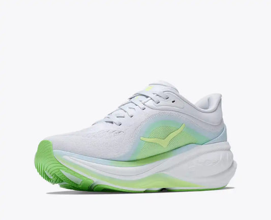 HOKA Clifton Pro Women's product view 2 — Cosmic Grey / Neon Yuzu