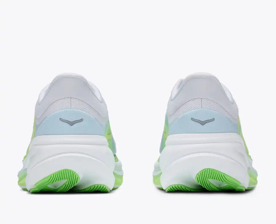 HOKA Clifton Pro Women's product view 4 — Cosmic Grey / Neon Yuzu