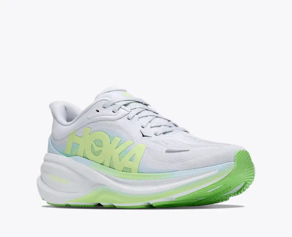 HOKA Clifton Pro Women's product view 5 — Cosmic Grey / Neon Yuzu