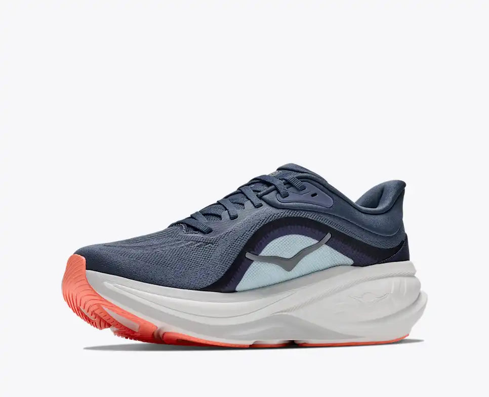 HOKA Clifton Pro Women's product view 2 — Faded Navy / Glimmering Blue