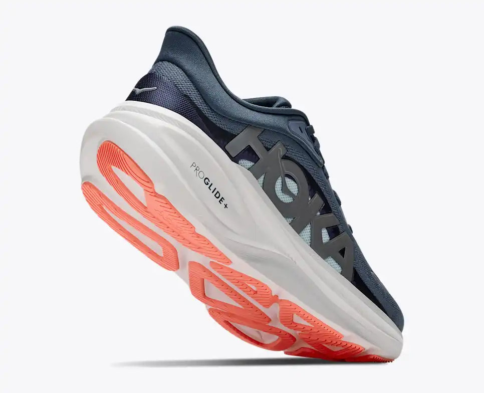 HOKA Clifton Pro Women's product view 3 — Faded Navy / Glimmering Blue