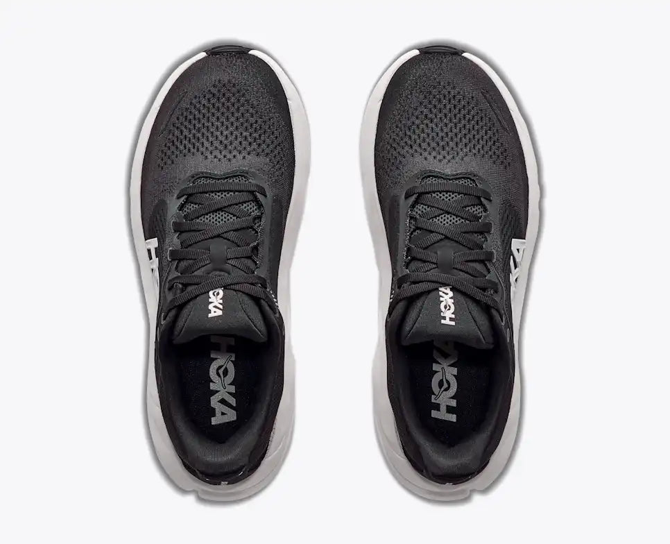 HOKA Arahi 9 Men's product view 2 — Black / White