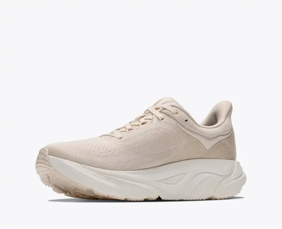 HOKA Arahi 9 Women's product view 3 — Alabaster / Oat Milk