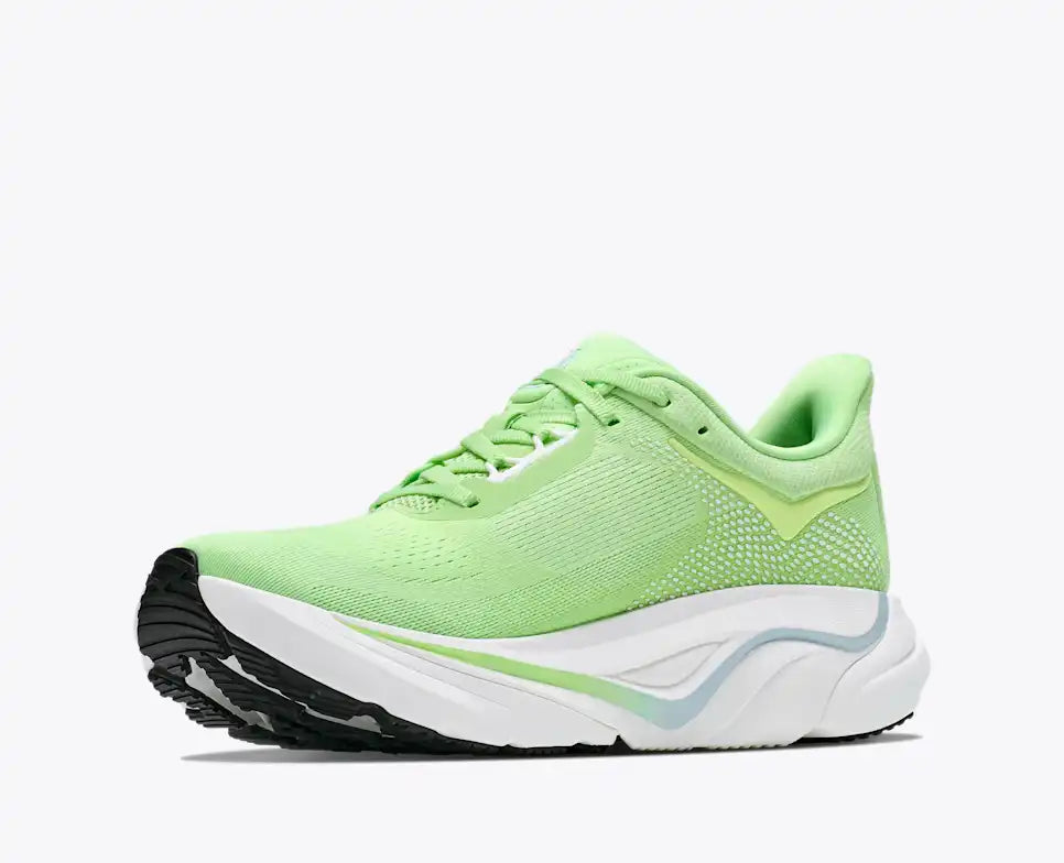 HOKA Arahi 9 Women's product view 3 — Tart Apple / Glimmering Blue
