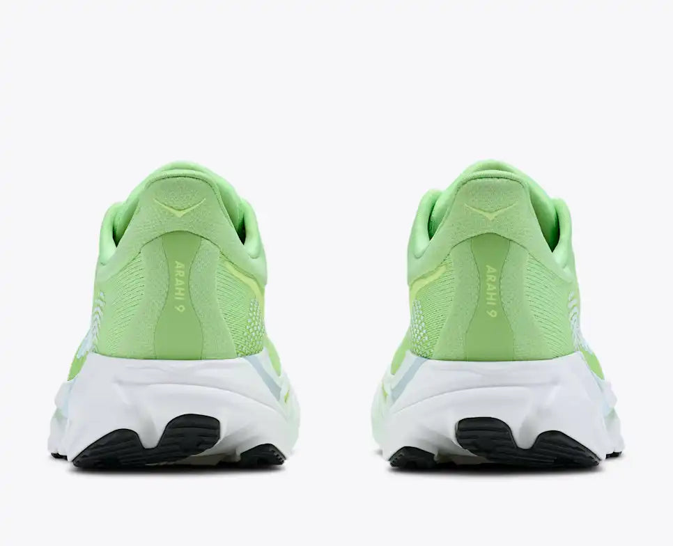 HOKA Arahi 9 Women's product view 5 — Tart Apple / Glimmering Blue