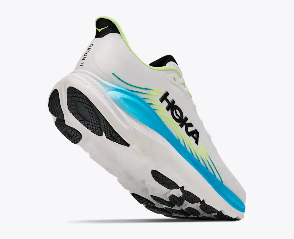 HOKA Clifton 11 Men's product view 3 — Frost / Black