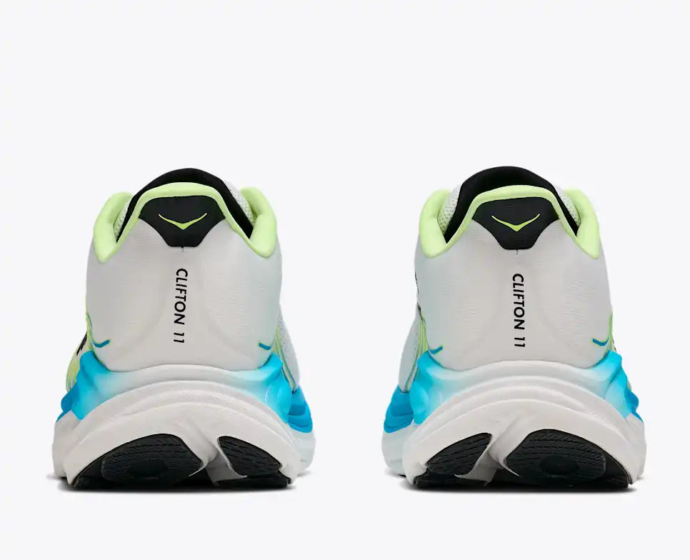 HOKA Clifton 11 Men's product view 4 — Frost / Black
