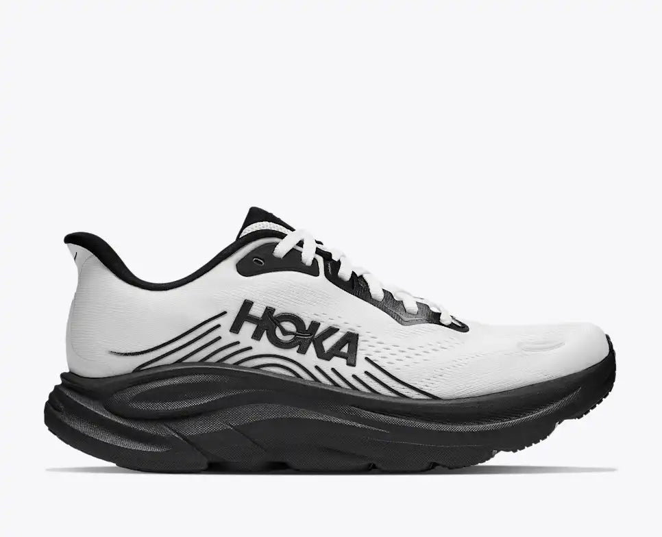 HOKA Clifton 11 Men's product view 1 — White / Black