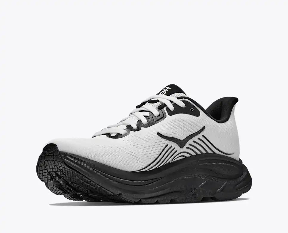 HOKA Clifton 11 Men's product view 2 — White / Black