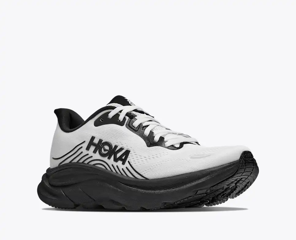 HOKA Clifton 11 Men's product view 5 — White / Black
