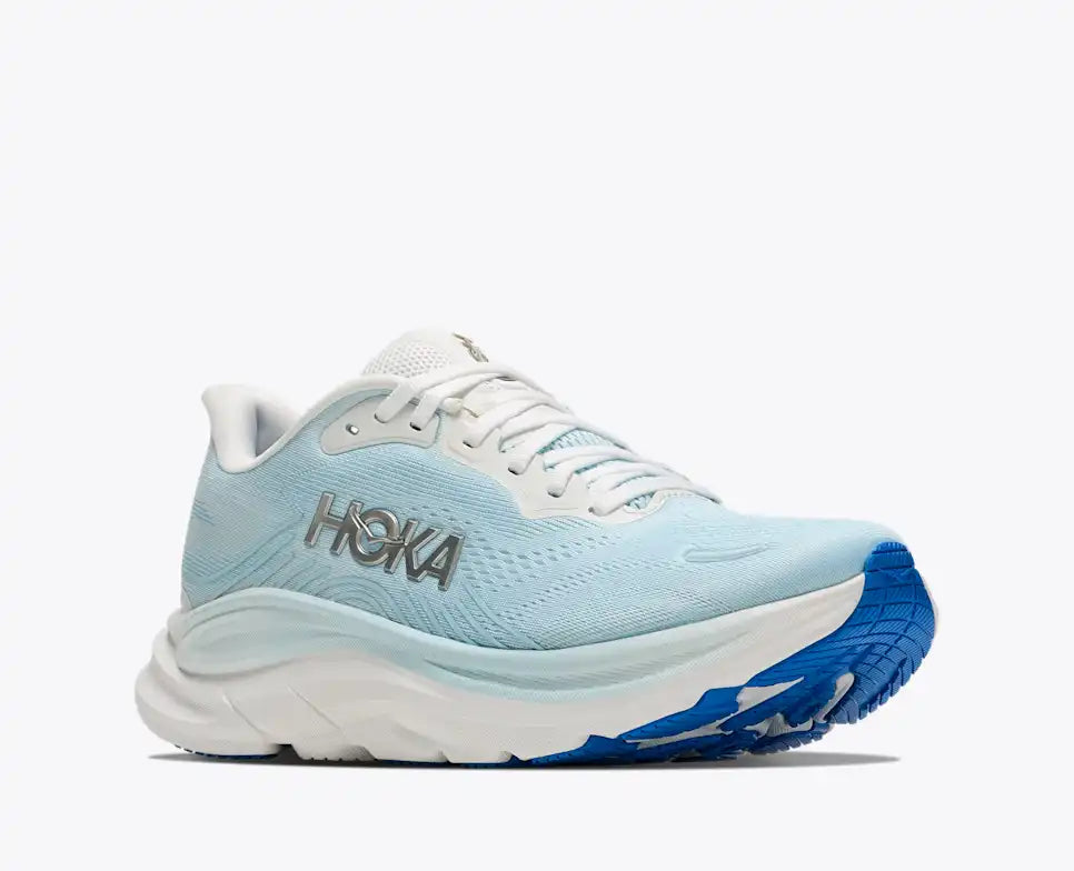 HOKA Clifton 11 Women's product view 5 — Frost / Glimmering Blue