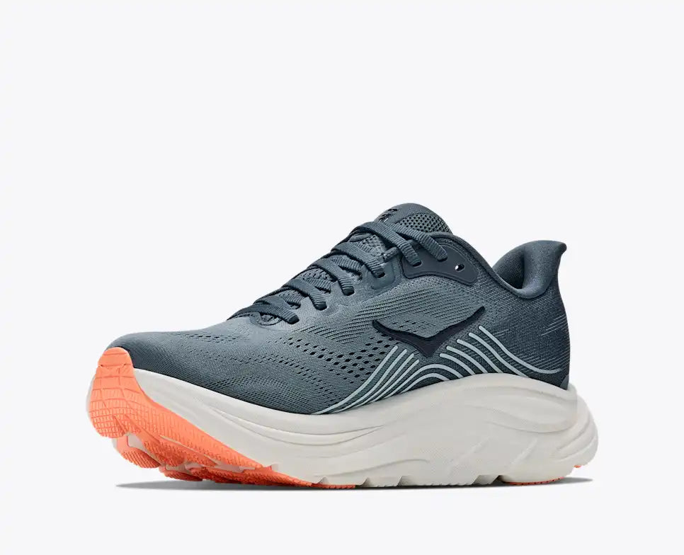 HOKA Clifton 11 Women's product view 3 — Faded Navy / Glimmering Blue