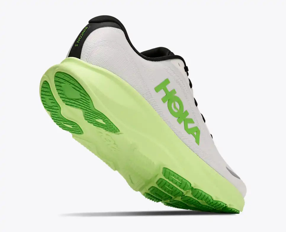 HOKA Rincon 5 Men's product view 4 — Frost / Black