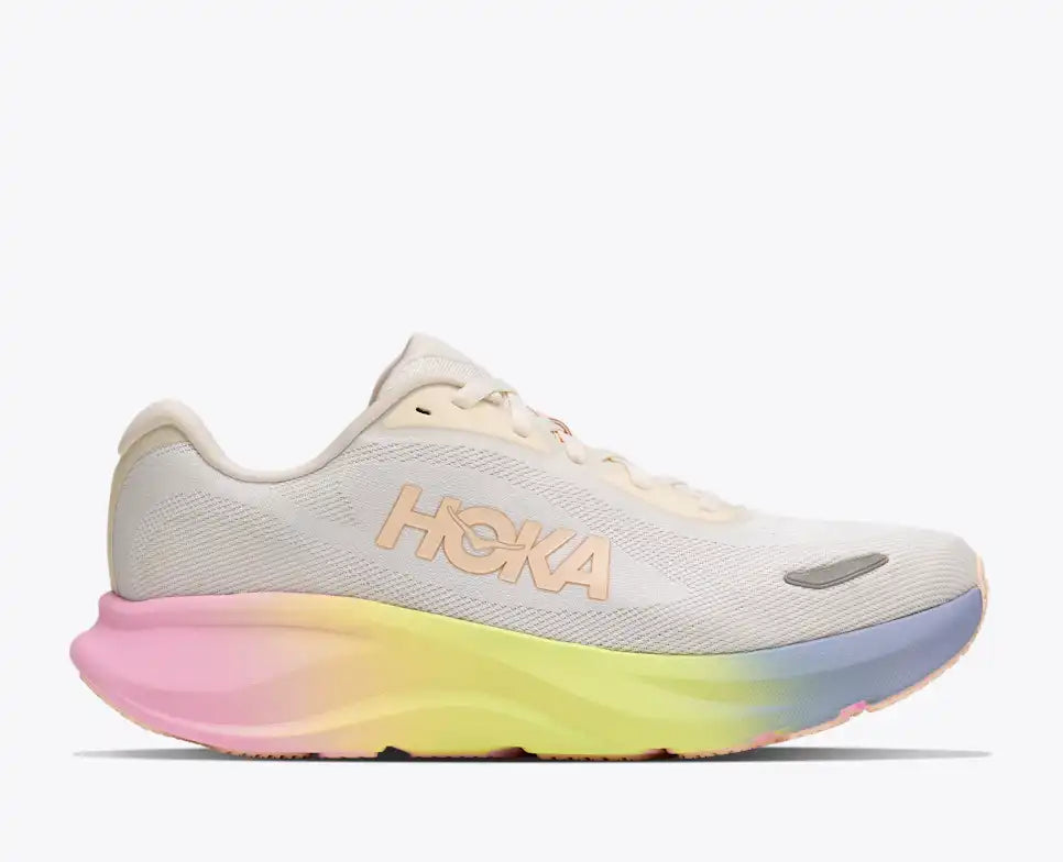HOKA Rincon 5 Women's product view 1 — Alabaster / Tangerine Glow