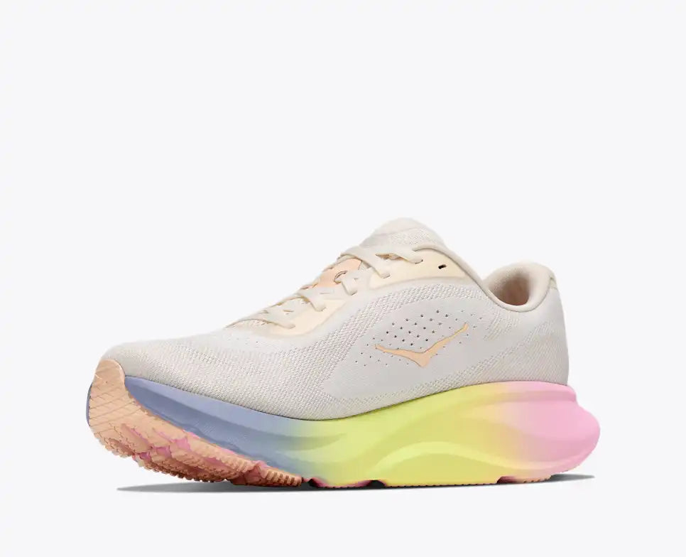 HOKA Rincon 5 Women's product view 3 — Alabaster / Tangerine Glow