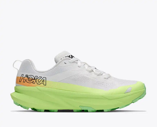 HOKA Torrent 5 Men's product view 1 — Frost / Neon Yuzu