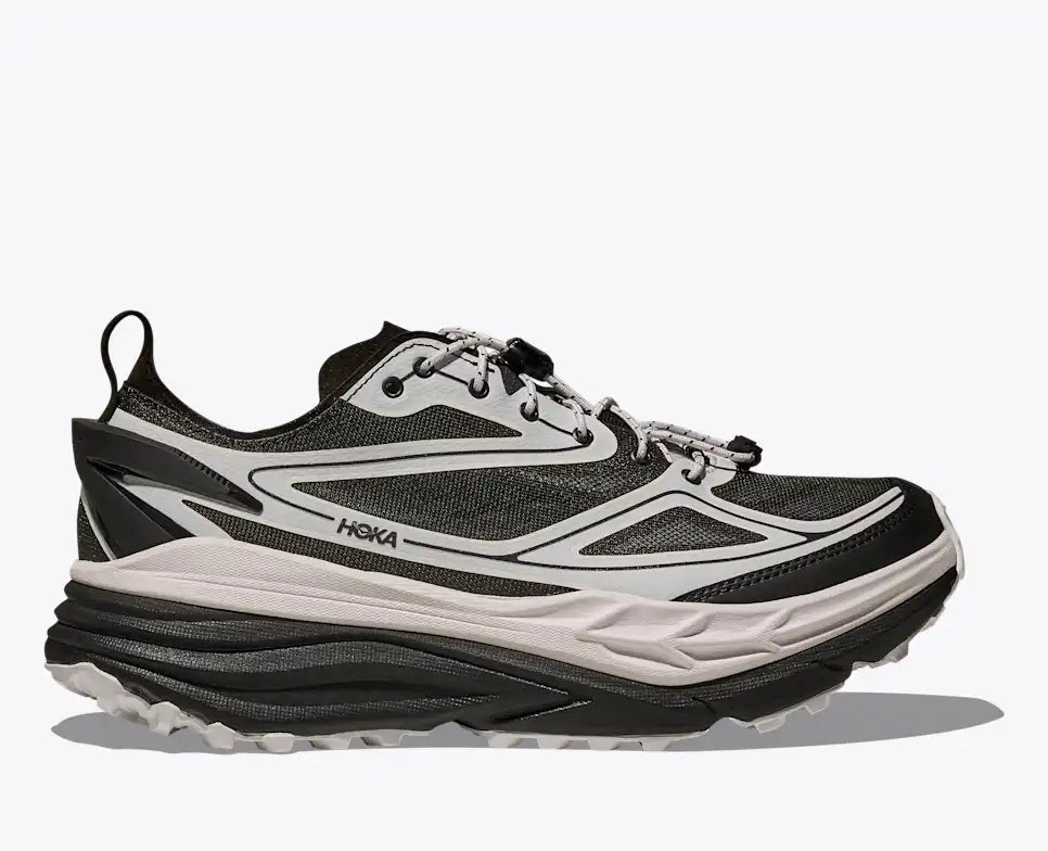 HOKA Stinson One7 + Dover Street Market Unisex product view 1 — Black / White