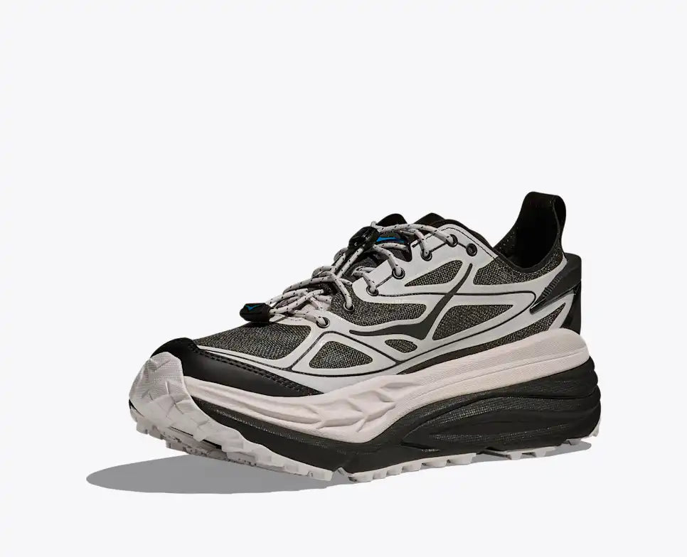 HOKA Stinson One7 + Dover Street Market Unisex product view 3 — Black / White