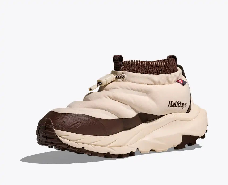 HOKA Kaha 2 Frost Moc GORE-TEX Halfdays Women's product view 3 — Oat Milk / Spiked Cocoa