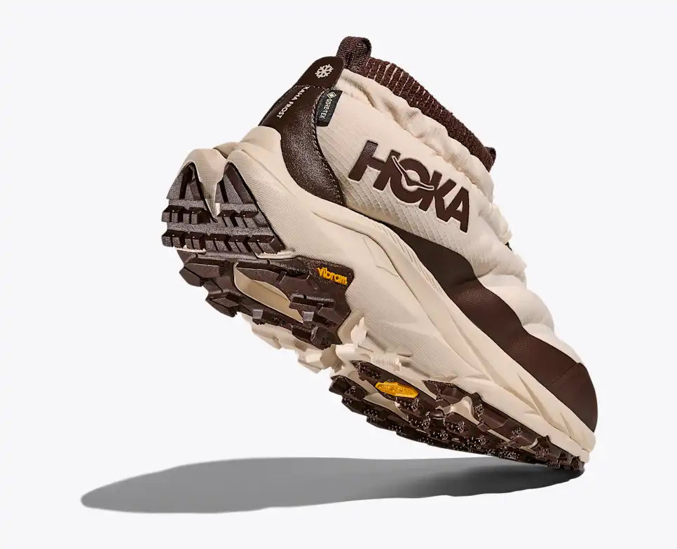 HOKA Kaha 2 Frost Moc GORE-TEX Halfdays Women's product view 4 — Oat Milk / Spiked Cocoa
