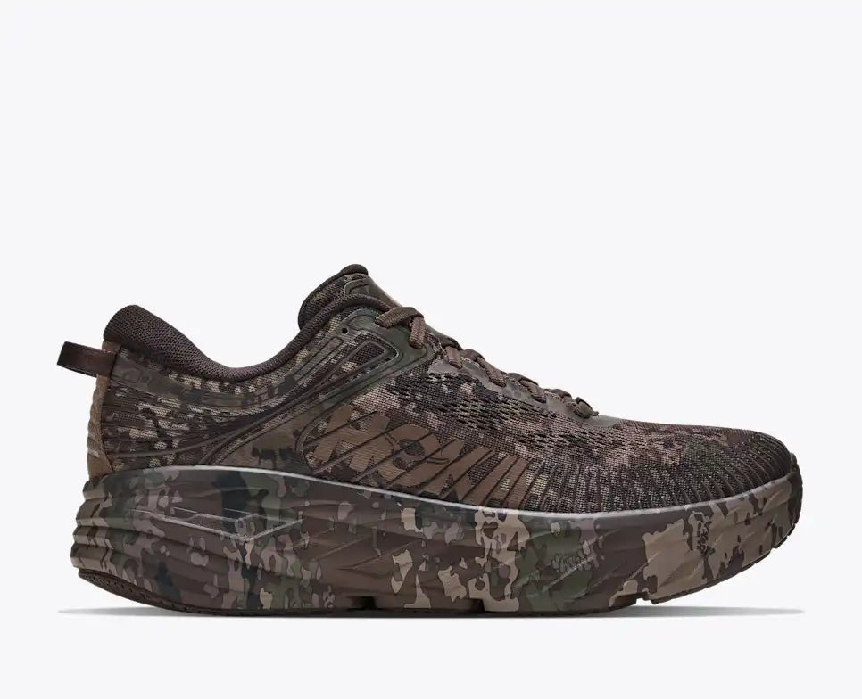 HOKA Bondi 7 Beams Unisex product view 1 — Chestnut / Black Bean