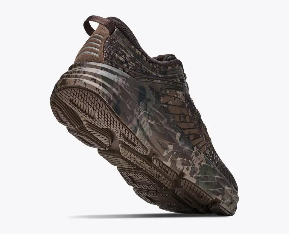 HOKA Bondi 7 Beams Unisex product view 3 — Chestnut / Black Bean