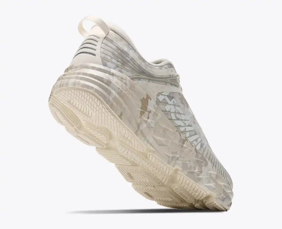 HOKA Bondi 7 Beams Unisex product view 3 — Turtledove / Tidal Foam