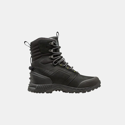 Helly Hansen Men's Spitsbergen PrimaLoft® HELLY TECH® Winter Boots product view 2 — Black / Lime