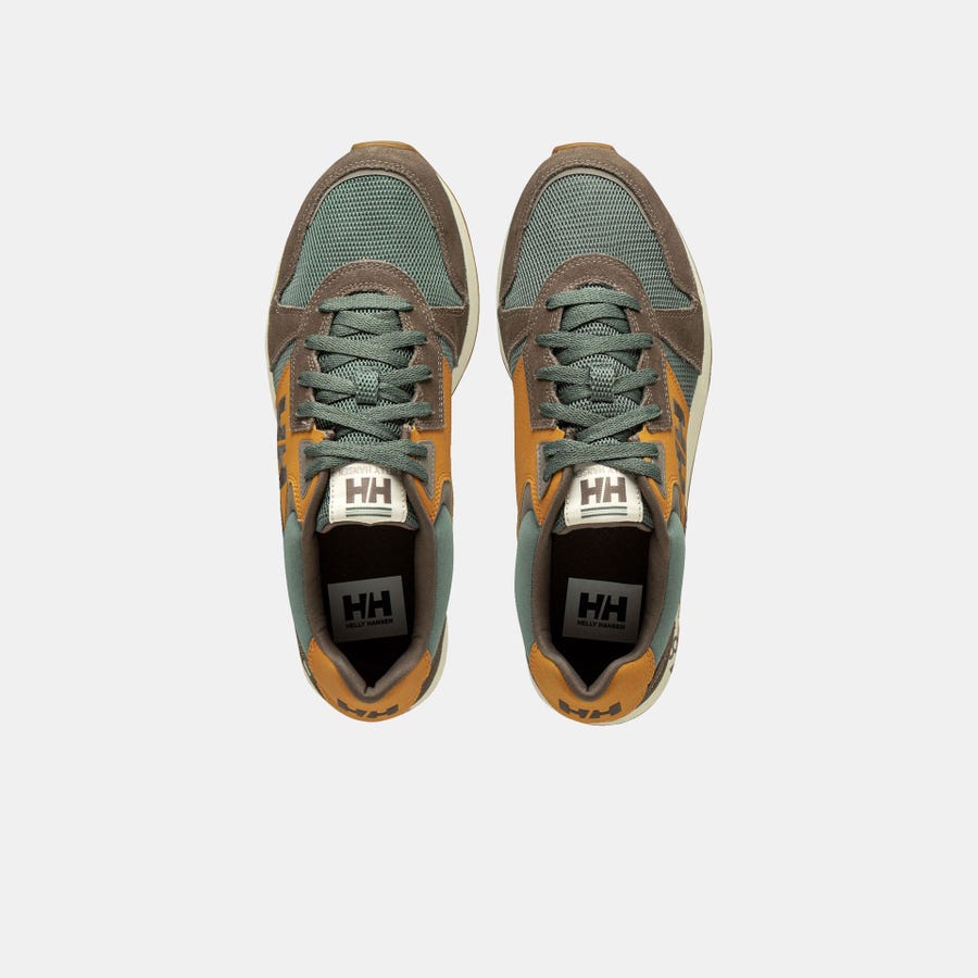 Helly Hansen Men's Anakin Leather 2 Sneaker product view 3 — Laurel Wreath / Black
