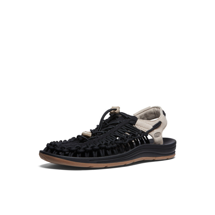 KEEN UNEEK Sneaker Men product view 3 — Black/Plaza Taupe
