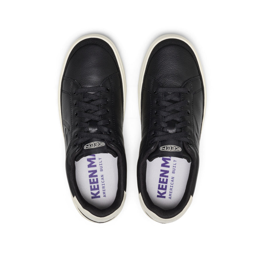 KEEN KM1 Leather Sneaker Men product view 4 — Black/Birch