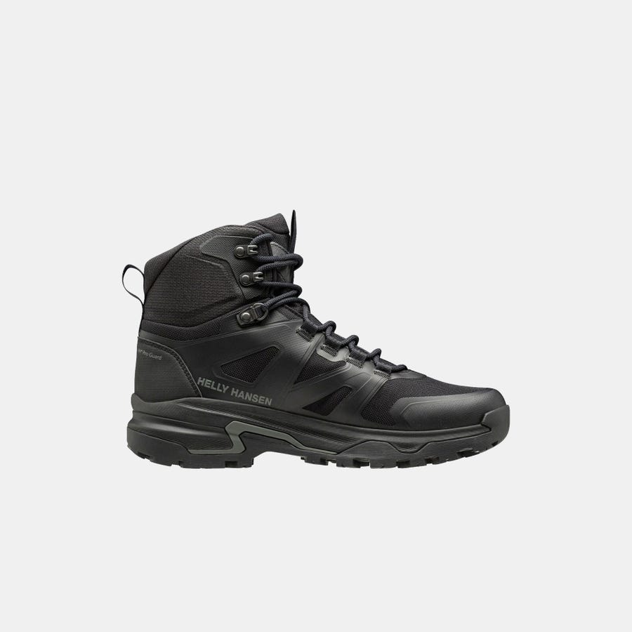 Helly Hansen Men's Ascender Mid Helly Tech® WATERPROOF Hiking Boots product view 2 — Black