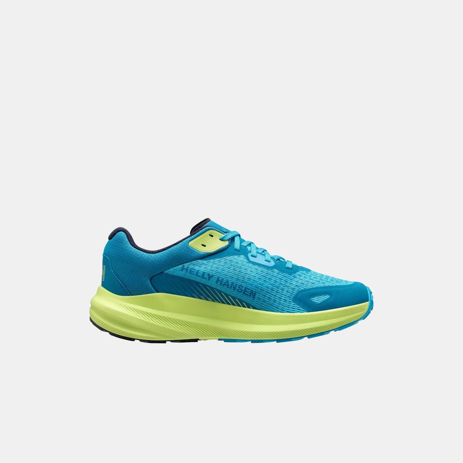 Helly Hansen Men's Buzzard Trail Runner Shoes product view 2 — Cyan / Sharp Green
