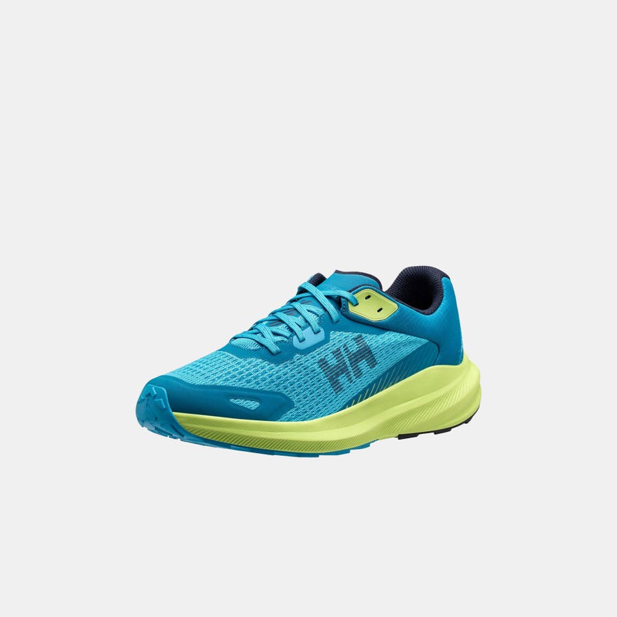 Helly Hansen Men's Buzzard Trail Runner Shoes product view 6 — Cyan / Sharp Green