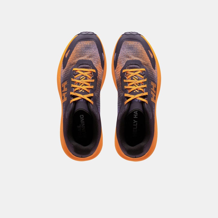 Helly Hansen Men's Buzzard Trail Runner Shoes product view 3 — Papaya Speckle Camo AOP