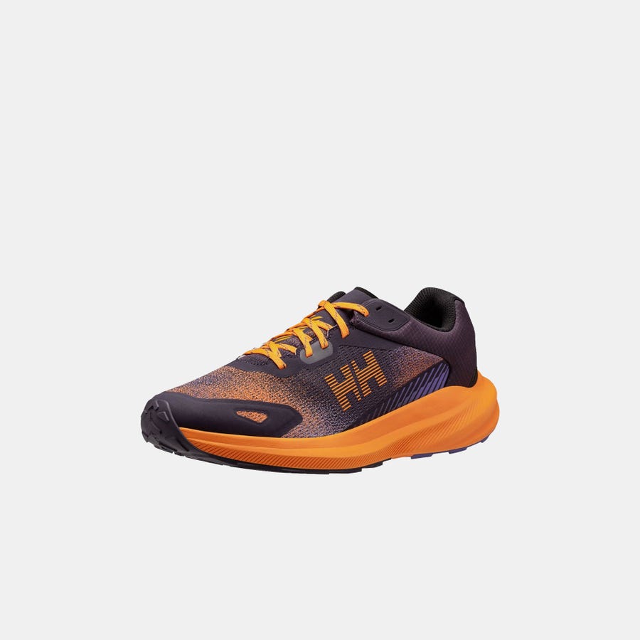 Helly Hansen Men's Buzzard Trail Runner Shoes product view 6 — Papaya Speckle Camo AOP