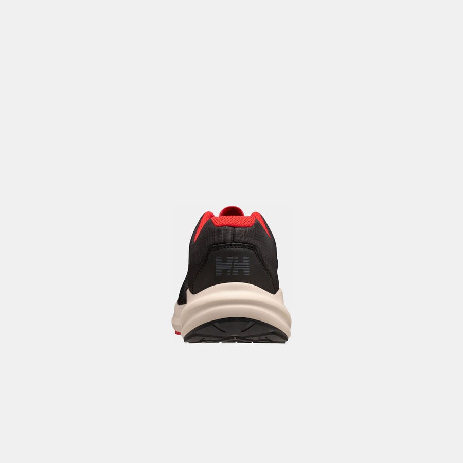 Helly Hansen Men's Buzzard Trail Runner Shoes product view 4 — Black / Alert Red
