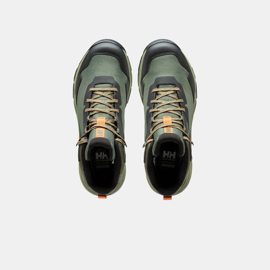 Helly Hansen Men’s Canyon Mid HELLY TECH® Hiking Boots product view 3 — Utility Green