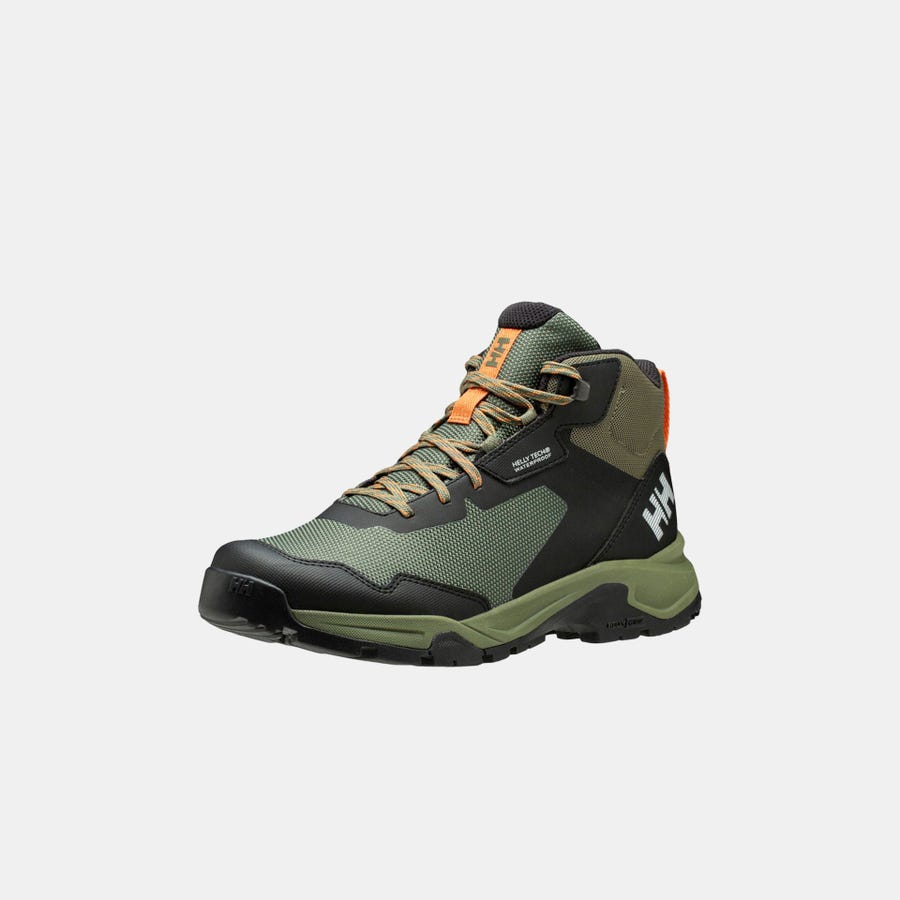 Helly Hansen Men’s Canyon Mid HELLY TECH® Hiking Boots product view 6 — Utility Green