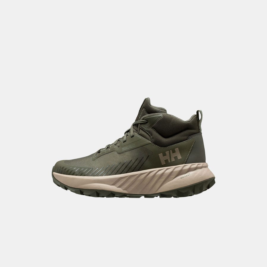 Helly Hansen Men's Awe Hiker Mid HELLY TECH® Boots product view 1 — Utility Green